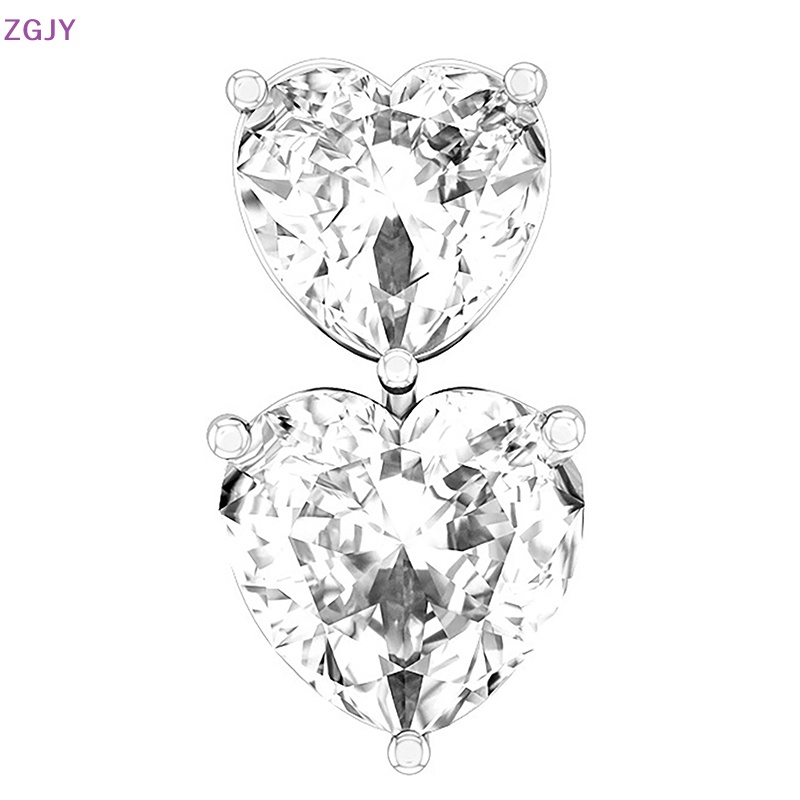 Khuyên Rốn Hình Trái Tim Đính Đá Zircon Quyến Rũ Cho Nữ Mới