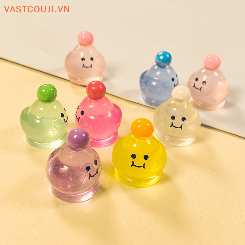 Set 5 Tượng VASTJI Mini Bằng Nhựa Phát Quang Dễ Thương Trang Trí Xe Hơi