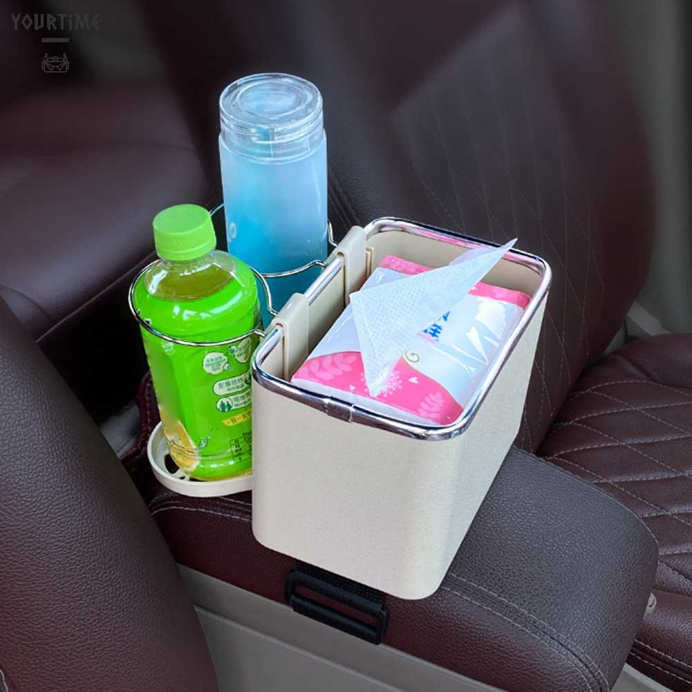 Hộp Đựng Đồ Dùng Cỡ Lớn Đa Năng Gắn Chỗ Đặt Tay Xe Hơi Tiện Dụng