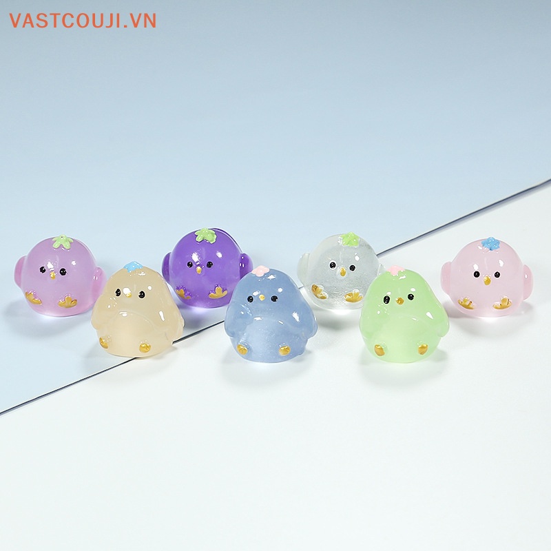 Set 2 Tượng Gà / Kỳ Lân Dạ Quang Trang Trí Sân Vườn