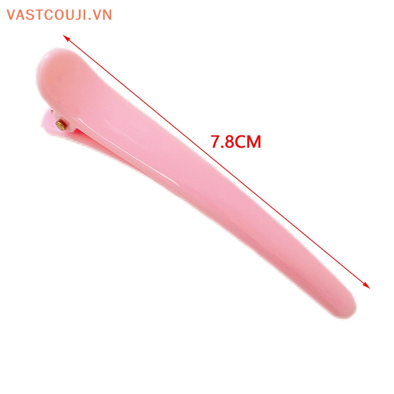 Set 10 Kẹp Tóc Mỏ Vịt Không Đường May Cho Bé Gái