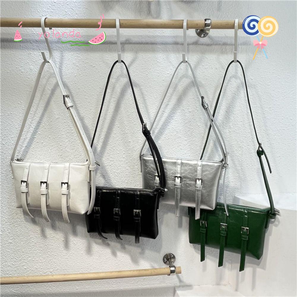 Túi Đeo Chéo Vai Màu Trơn Thời Trang Sành Điệu Cho Nữ