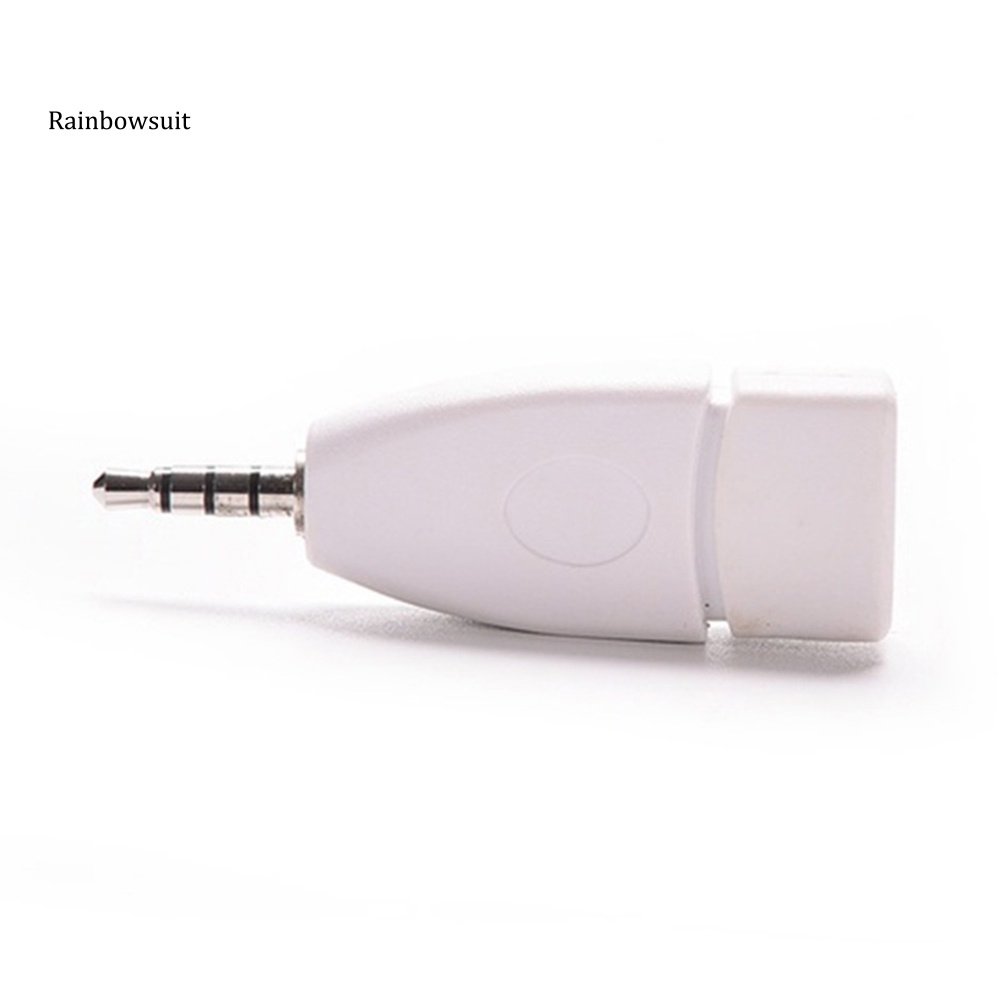 Đầu Chuyển Đổi Giắc Cắm Âm Thanh Aux 3.5mm Sang Cổng USB 2.0 Chuyên Dụng Cho Xe Hơi