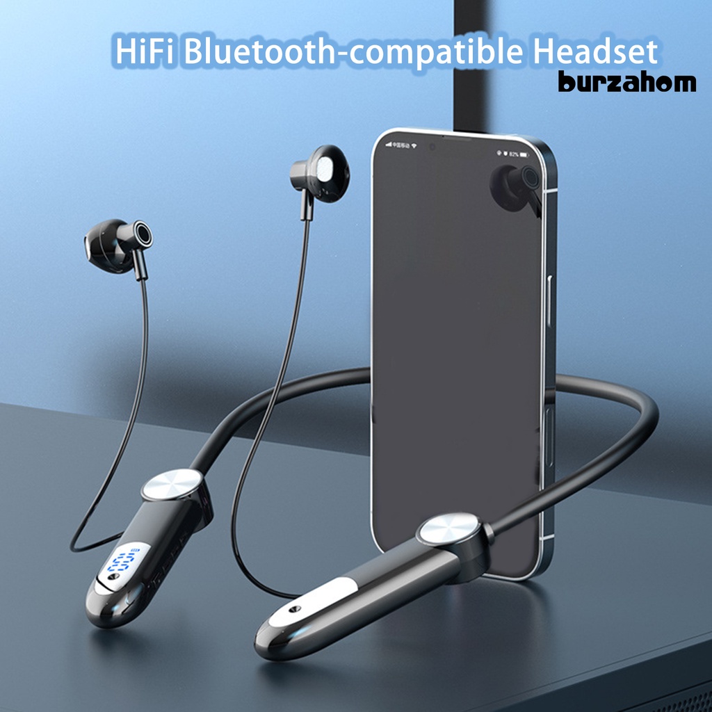 1 Bộ Tai Nghe Thể Thao Nhét Tai Bluetooth 5.3 Type-C 800mAh Màn Hình LED Kỹ Thuật Số