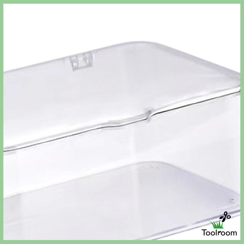 Hộp Đựng Đồ Dùng Trong Suốt Siêu Bền Tiện Dụng Cho Nhà Tắm / Nhà Bếp