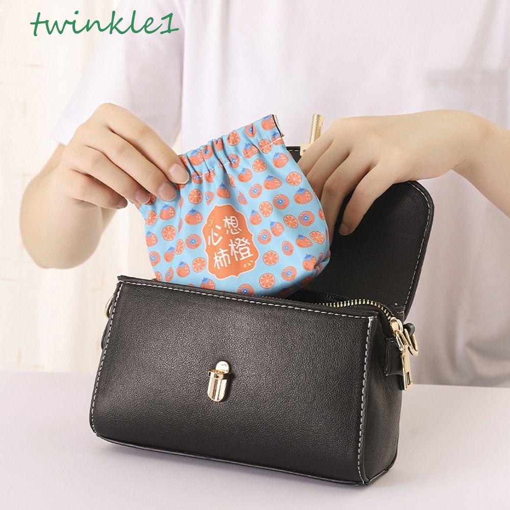 Ví Đựng Tiền / Thẻ Mini Họa Tiết Quả Cam Lấp Lánh Kích Thước Lớn Thời Trang Mùa Xuân Cho Nữ