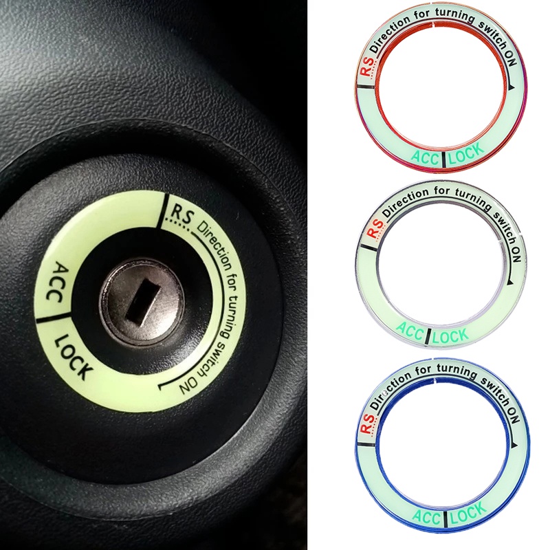 Vỏ Bọc Công Tắc Đèn 3D Dạ Quang Độc Đáo Trang Trí Xe Hơi / Xe Máy