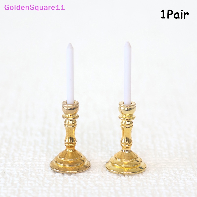 1 Cặp Giá Đỡ Mô Hình Candelabra Trang Trí Nhà Búp Bê 1: 12