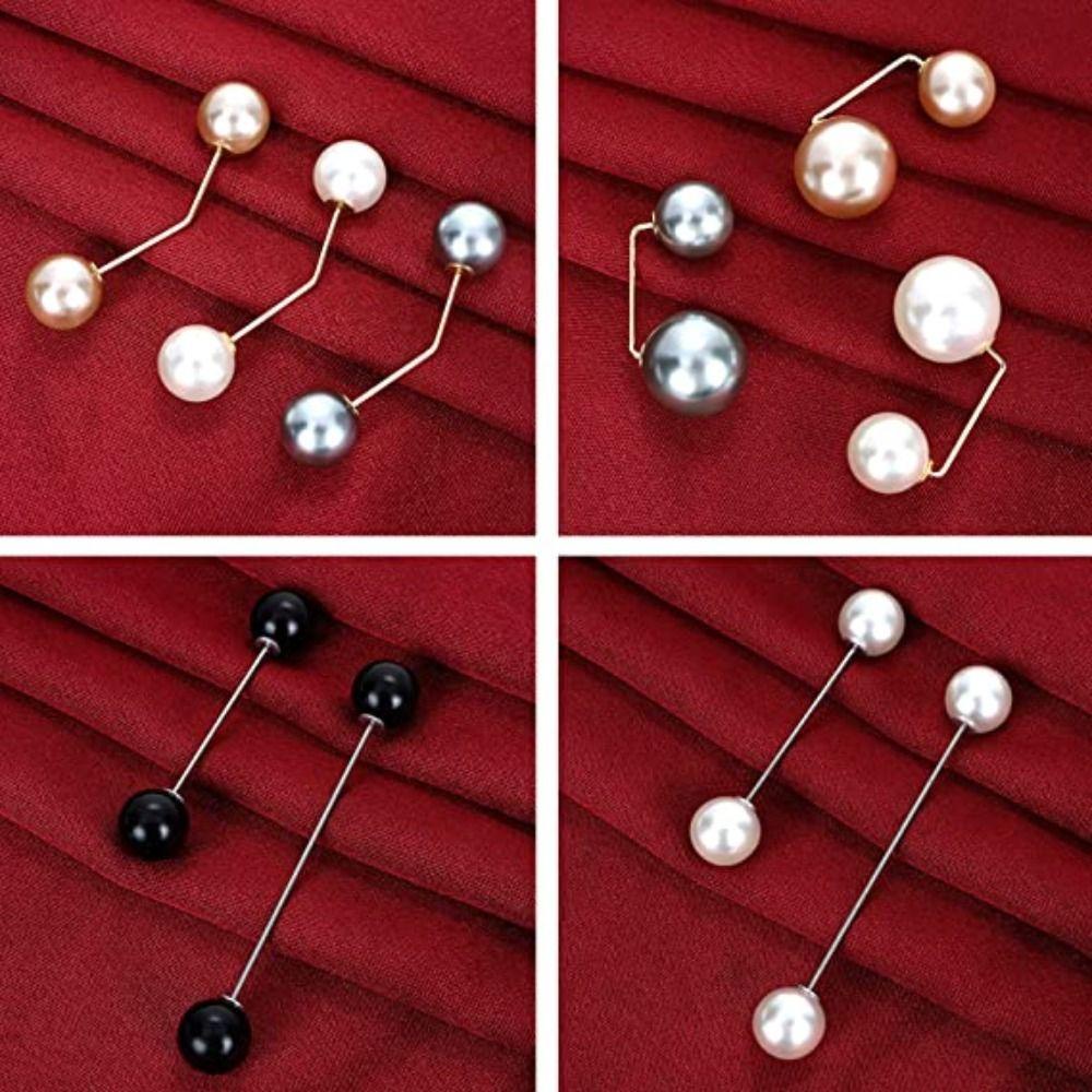 MUVAKO Ghim Cài Cổ Áo / Khăn Choàng / Áo Cardigan An Toàn