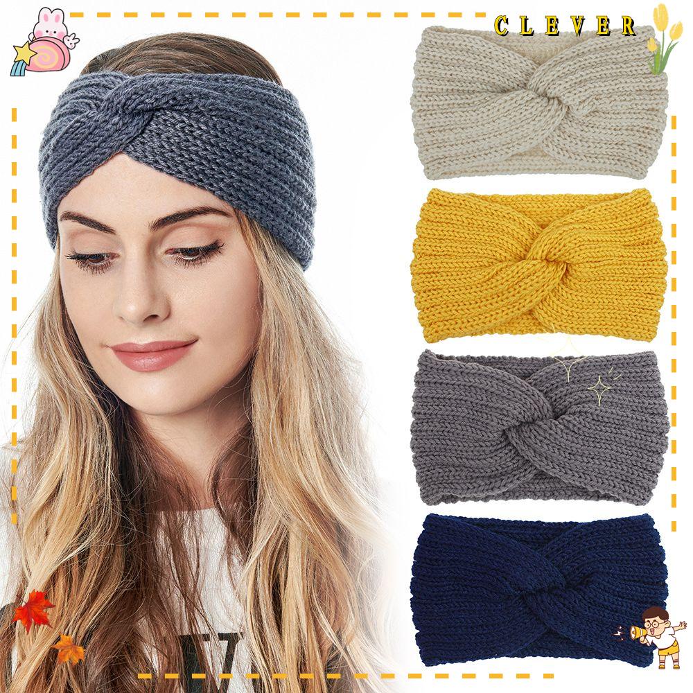 Băng Đô Dệt Kim Giữ Ấm Tai Thời Trang Thu Đông Cho Nữ