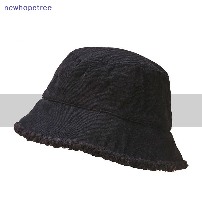 Mũ Bucket Chất Liệu Lông Ấm Áp Thời Trang Cho Nữ