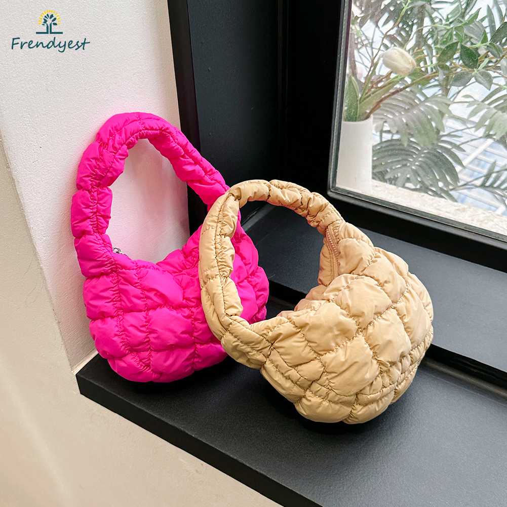 Túi Xách Tote Hình Đám Mây Xếp Ly Siêu Nhẹ Thời Trang Cho Nữ