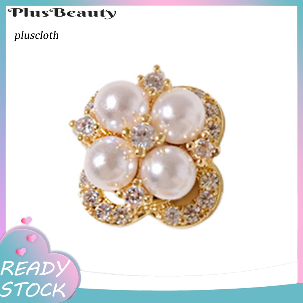 Phụ Kiện Trang Trí Móng Tay Nghệ Thuật Hình Bông Tuyết Đính Đá Zircon 3D Mừng Năm Mới