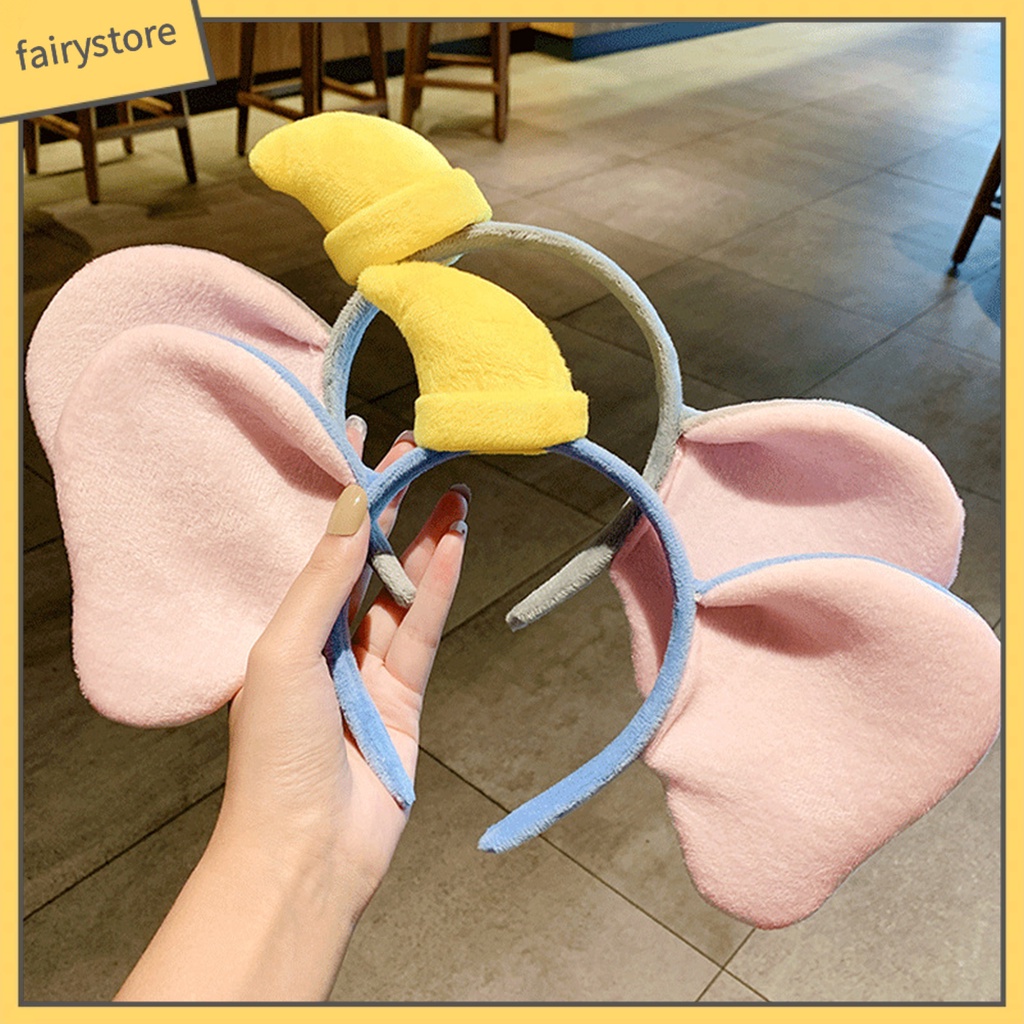 Băng Đô Tai Voi Dễ Thương Dùng Rửa Mặt / Trang Điểm