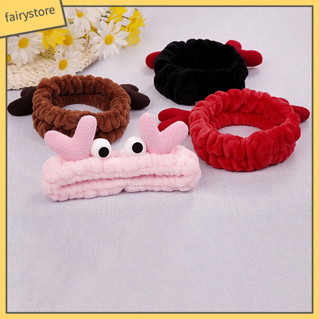 Băng Đô Cài Tóc Co Giãn Hình Tai Cua Hoạt Hình Dễ Thương Cho Nữ