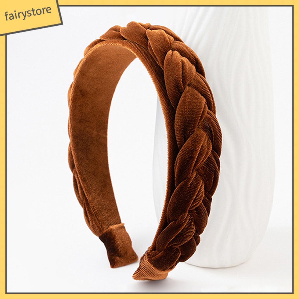 Băng Đô Cài Tóc Kết Cấu Mềm Bản Rộng Dùng Hàng Ngày