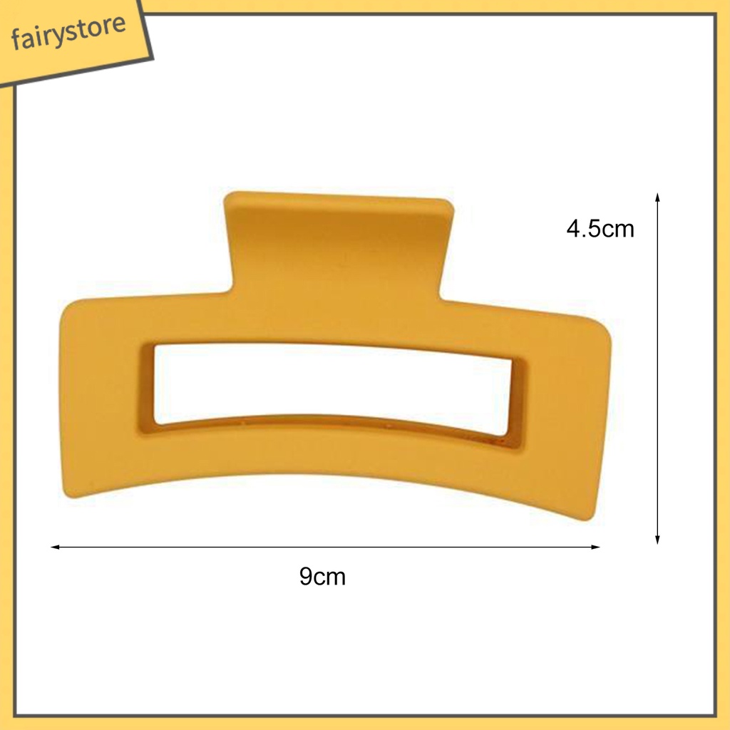 Kẹp Tóc Càng Cua Hình Vuông Lớn Chống Mài Mòn Đơn Giản
