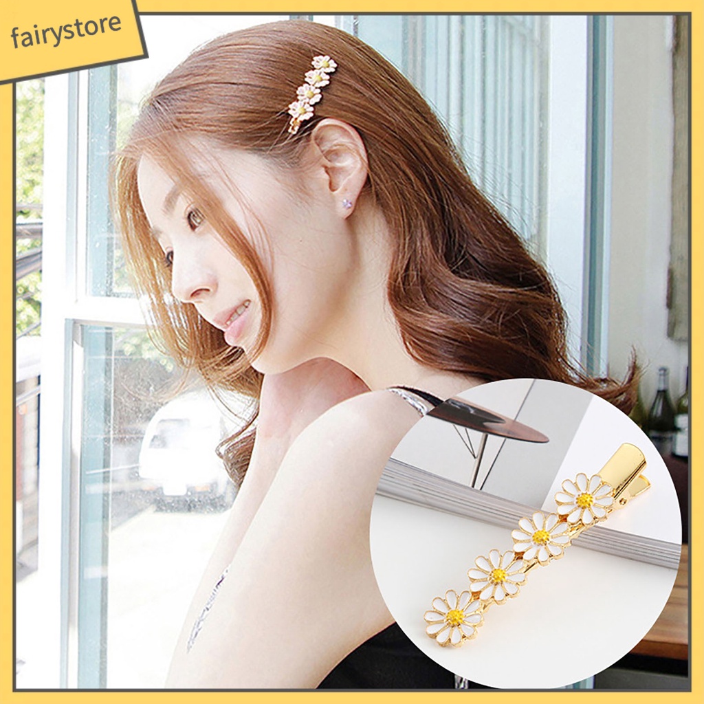 Kẹp Tóc Hình Chú Ong Và Hoa Xinh Xắn Cho Nữ