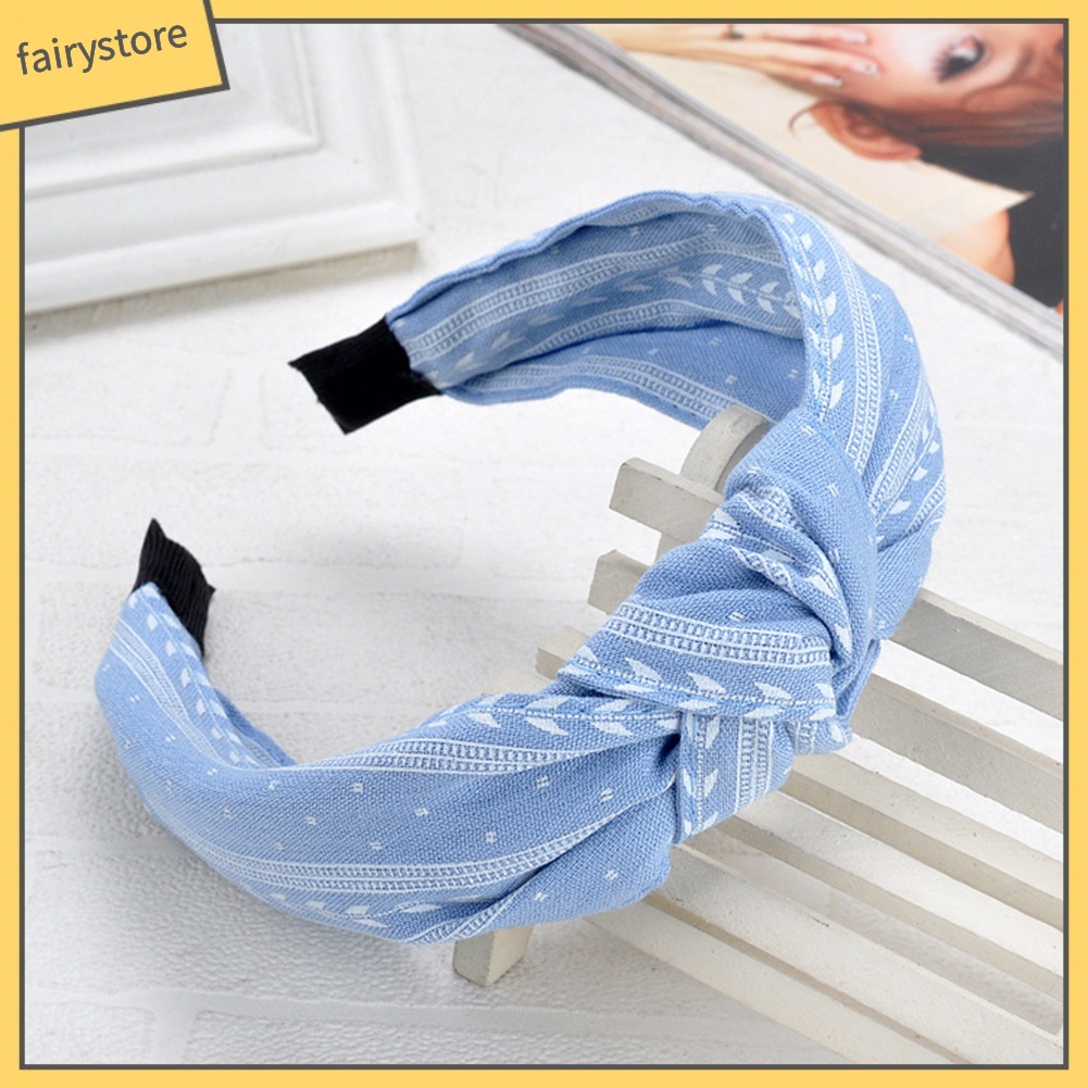 Cài Tóc Xoắn Chéo Bản Rộng Thời Trang Cho Nữ