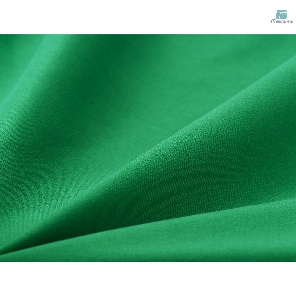 1.8 * 3m / 6 * 9.8ft Professional Green Screen Backdrop Studio Photography Background Washable Durable Polyester-Cotton Fabric Seamless One-Piece Design for Portrait Product Shooting