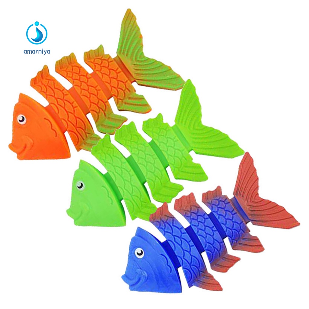 Set 3 Xương Cá Giả Đồ Chơi Cho Bé
