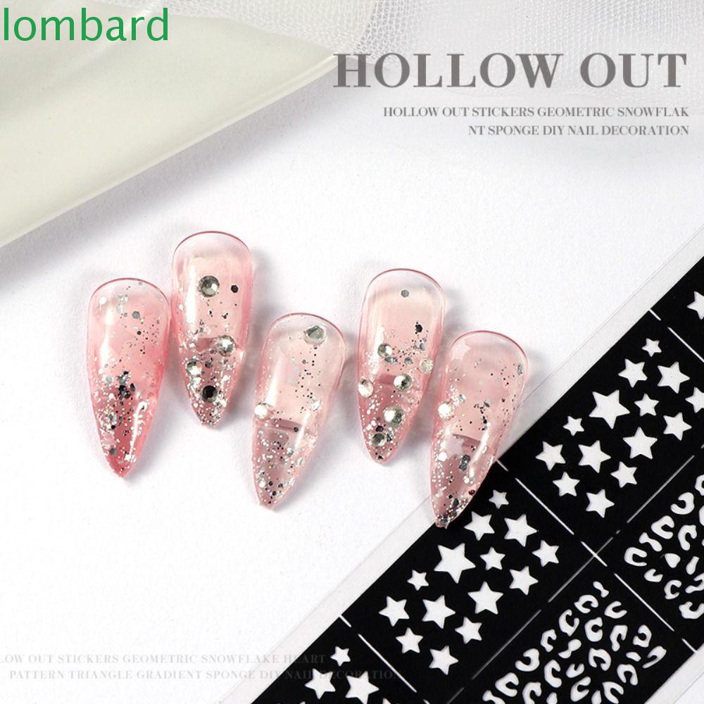 Khối Xốp Rỗng Màu Sắc Gradient Dùng Để Vẽ Móng Nghệ Thuật