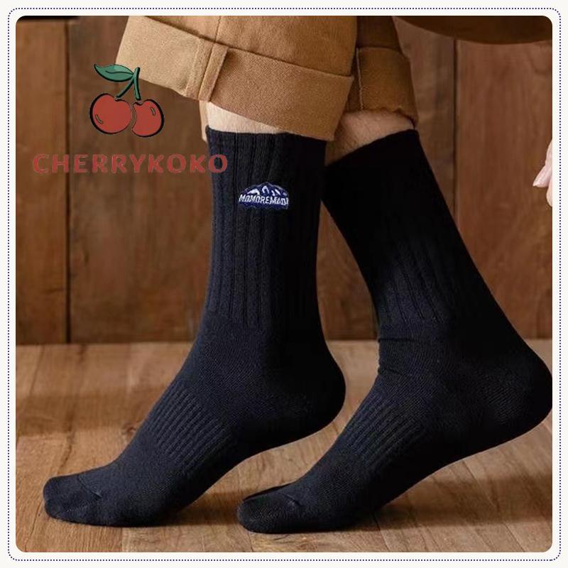 🍒🍒CHERRYKOKO Vớ Dày Vừa Phong Cách Đường Phố Nhật Bản Thời Trang Mùa Thu Cho Nam Và Nữ