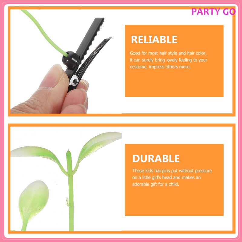Set 50 Kẹp Tóc Hình Chiếc Lá Xinh Xắn Cho Bé Gái