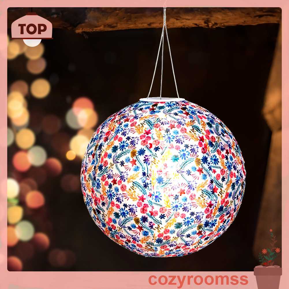 Đèn Lồng LED Tròn 12 inch Chống Thấm Nước Dùng Trang Trí