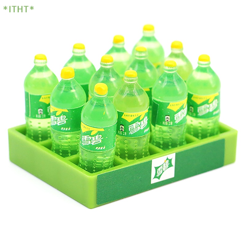 Bộ Khay Đựng Nước Ngọt / Soda Mini Dùng Trang Trí Nhà Búp Bê DIY Mới