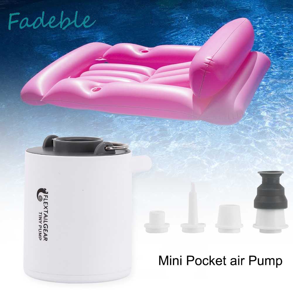 Máy Bơm Hơi Mini 1300mAh Sạc Được