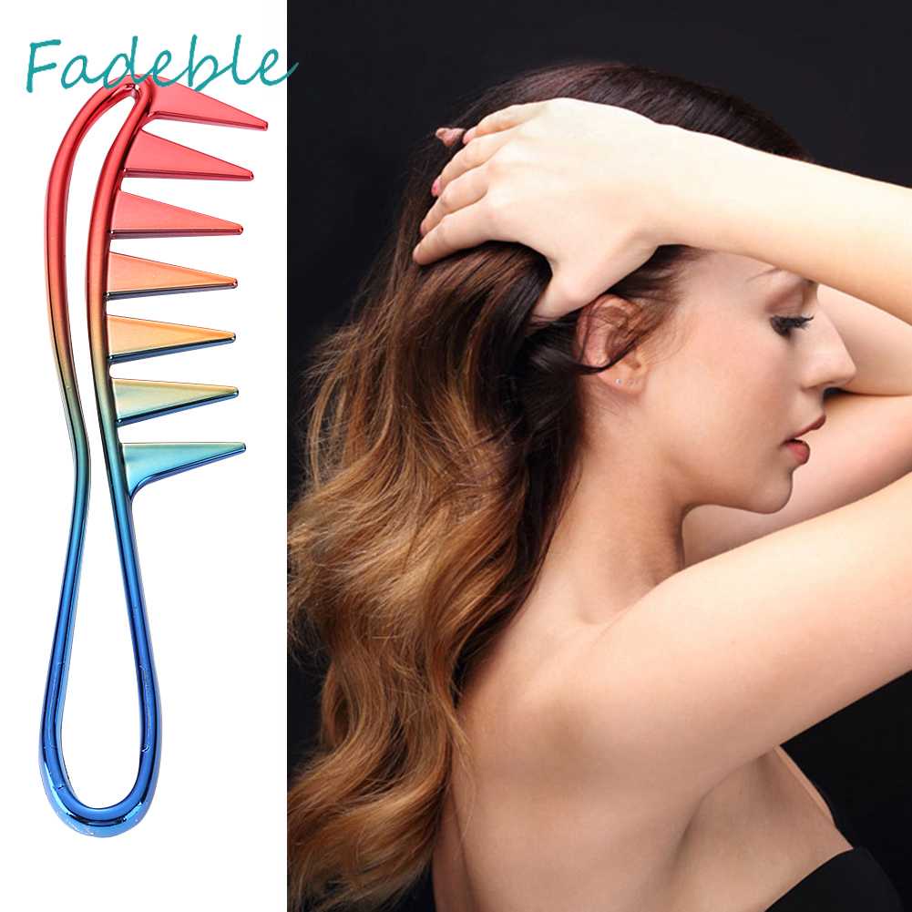 Lược Nhựa Chải Tóc Xoăn Chống Tĩnh Điện Thiết Kế Hình Cá Mập Độc Đáo