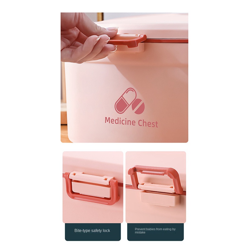 Hộp Đựng Thuốc Sơ Cứu Khẩn Cấp Đa Năng Tiện Dụng Cho Gia Đình