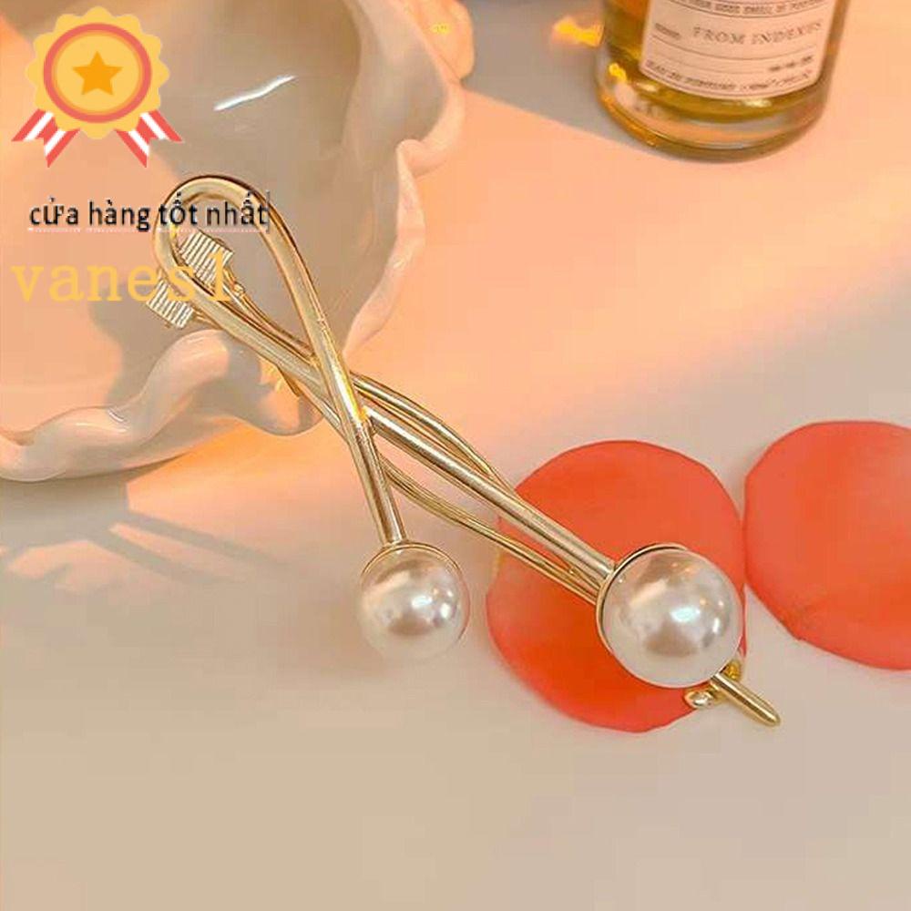 Kẹp Tóc Đuôi Ngựa Bằng Hợp Kim Phong Cách Hàn Quốc Ngọt Ngào VANES1 Dành Cho Bạn Nữ