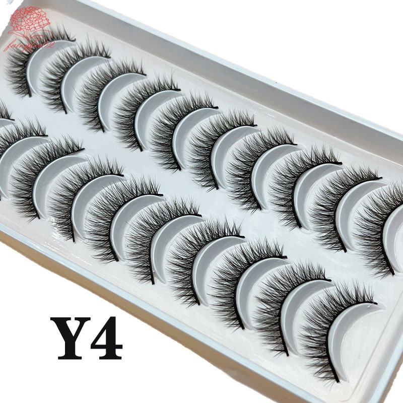 Set 10 Cặp Lông Mi Giả 3D Tự Nhiên
