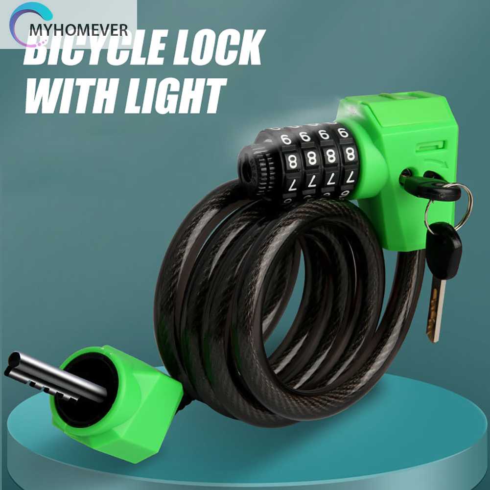 Dây Xích Khóa Xe Đạp / Xe Máy / Thuyền Kayak Có Mật Khẩu 1.2M