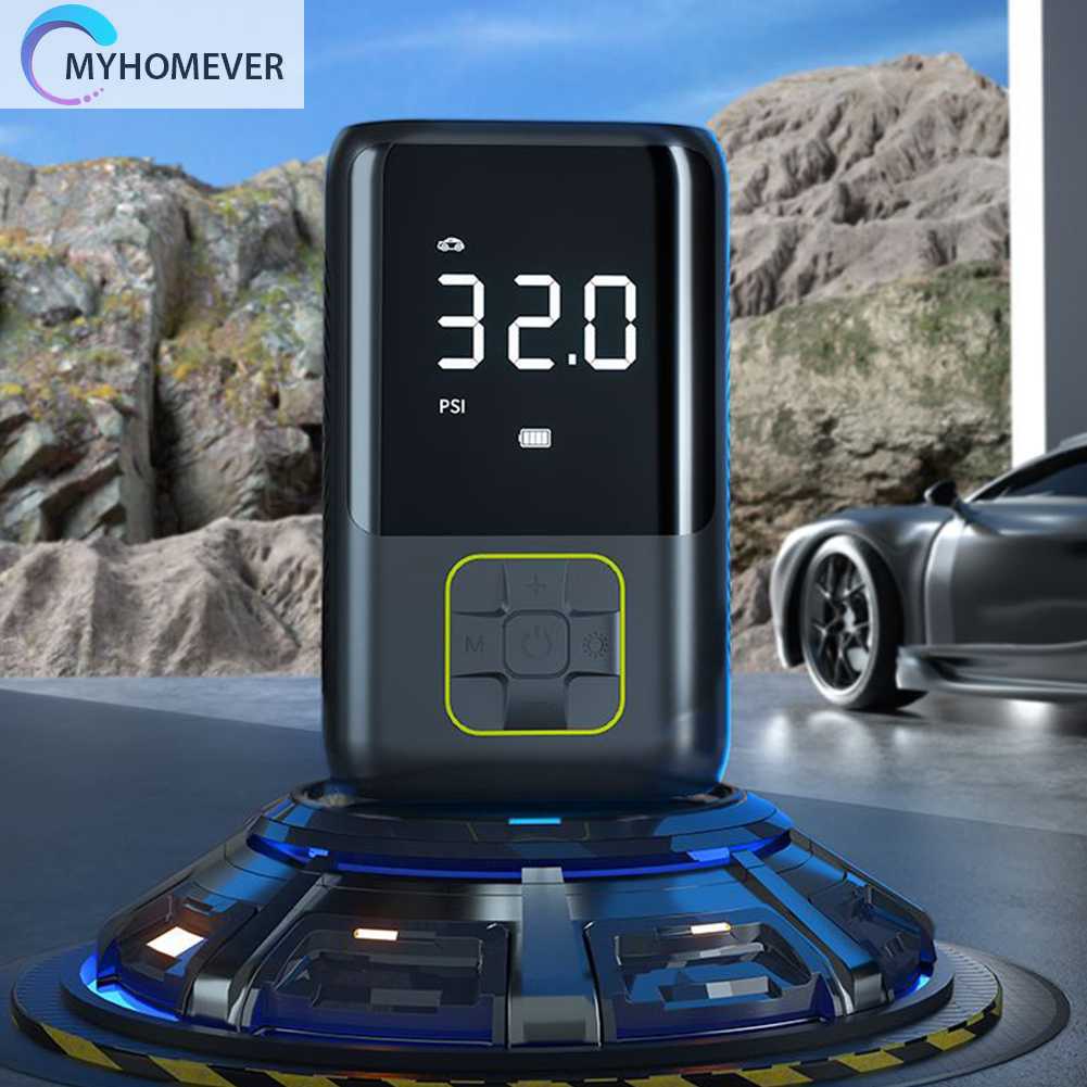 Máy Bơm Lốp Xe Điện Mini 4000mAh 150PSI Type-C USB