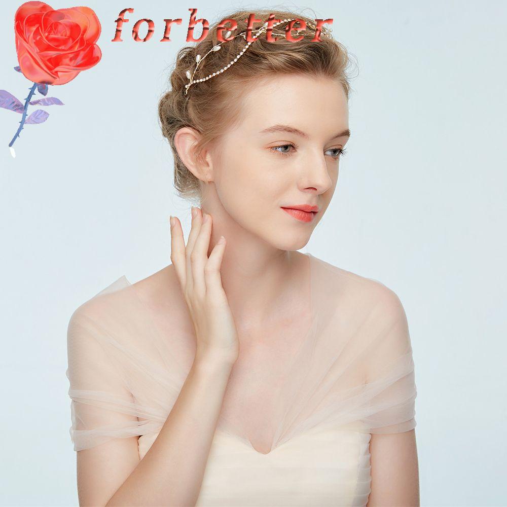 Băng Đô Cài Tóc Thời Trang Thanh Lịch Cho Cô Dâu