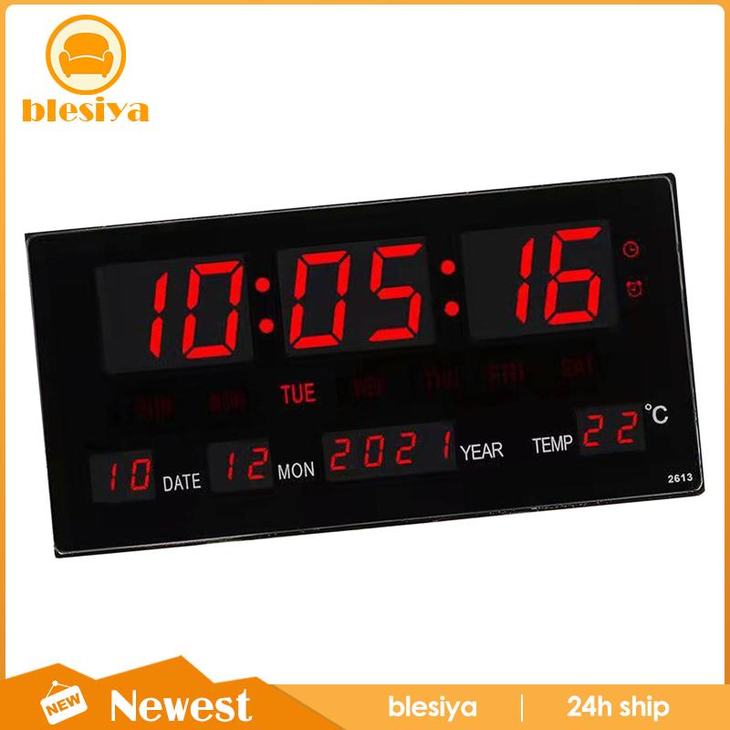 Đồng Hồ LED Hiển Thị Lịch / Nhiệt Độ Tiện Dụng Cho Văn Phòng