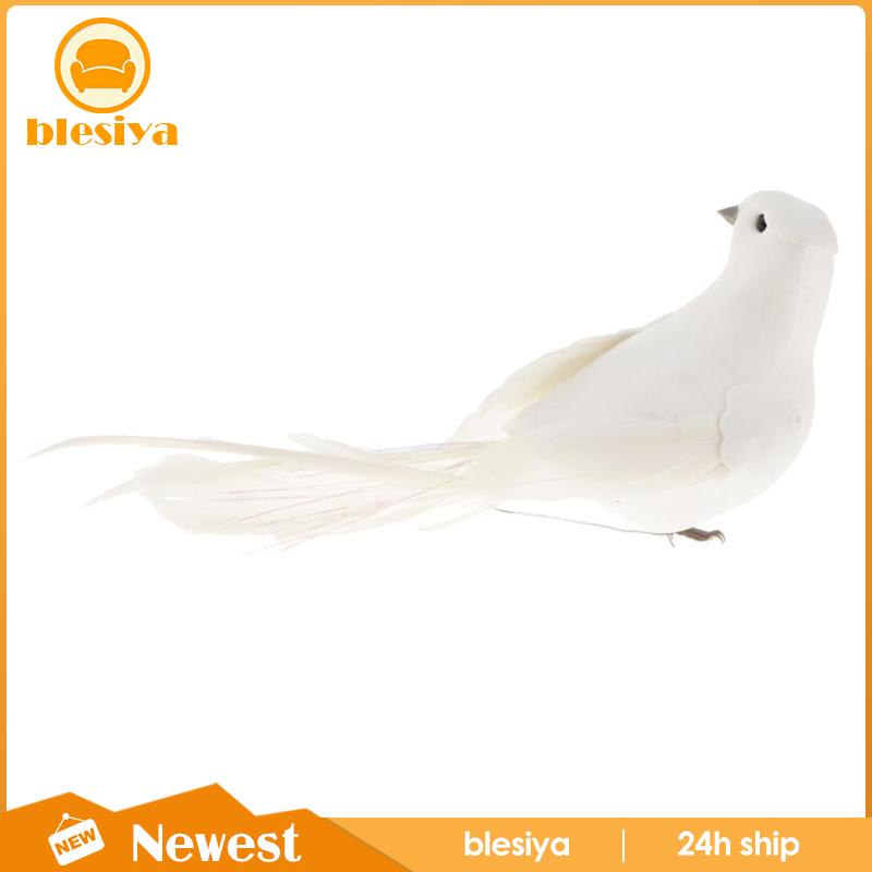 Set 2 Chú Chim Đuôi Dài Nhân Tạo Dùng Trang Trí