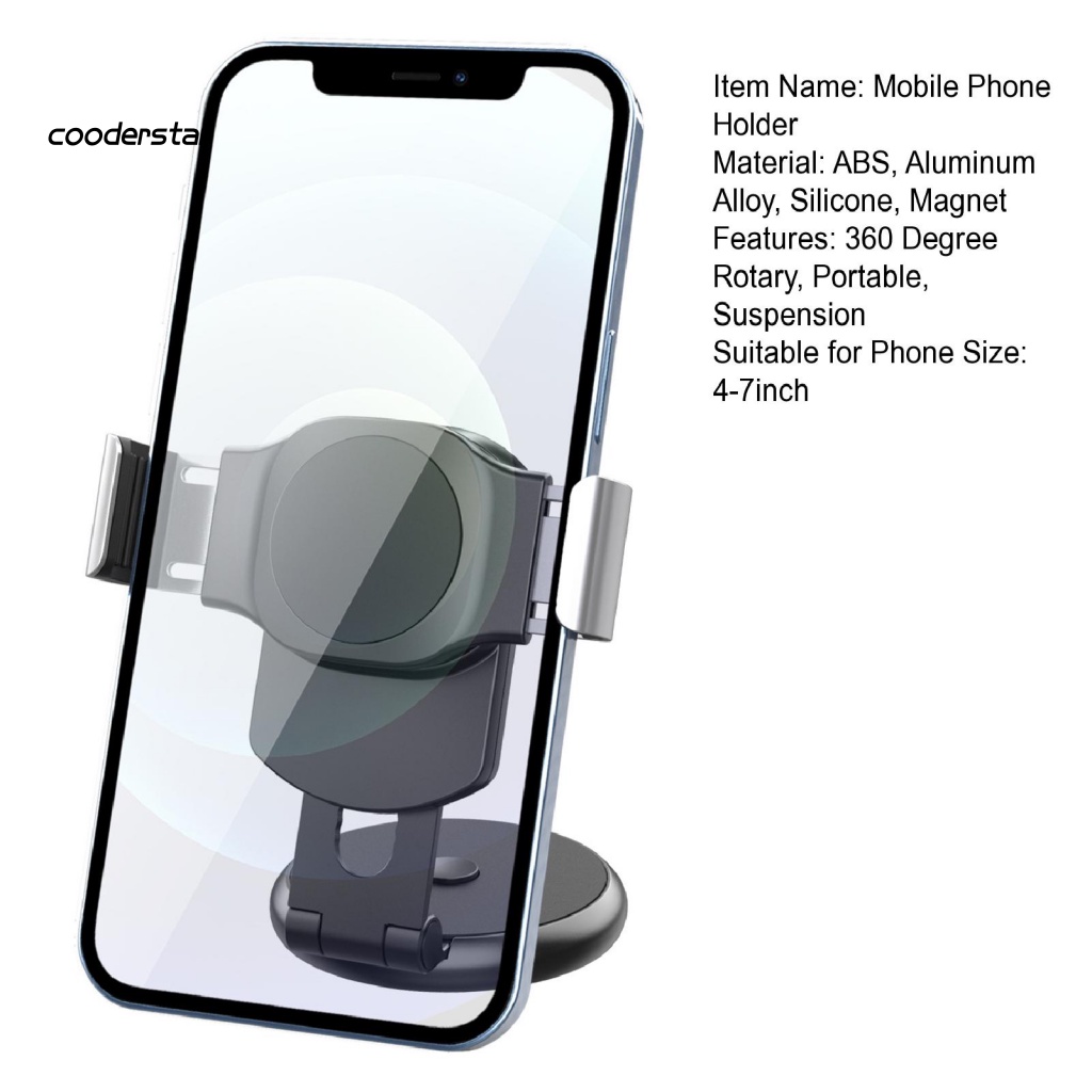 Giá Đỡ Điện Thoại Chống Trượt Có Thể Gấp Gọn Tiện Dụng Cho Xe Hơi