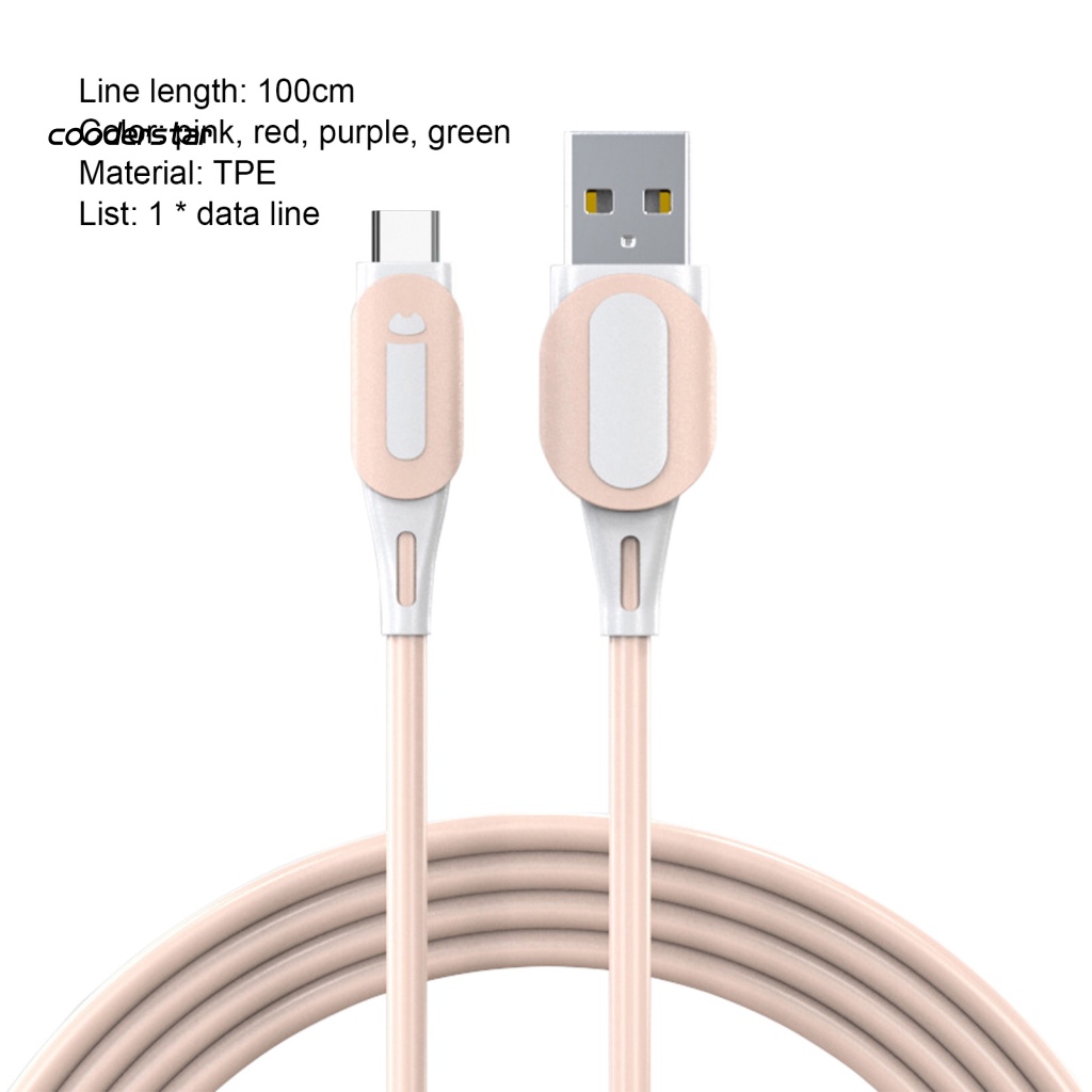 Dây Cáp Sạc Dữ Liệu Loại C 2.4A 2 Trong 1 Cho Điện Thoại Android