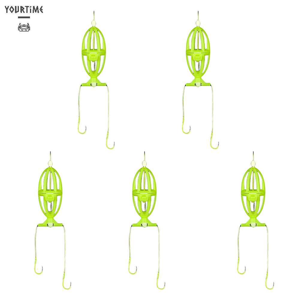 Set 4 Lồng Nhựa Đựng Mồi Câu Cá Tiện Lợi