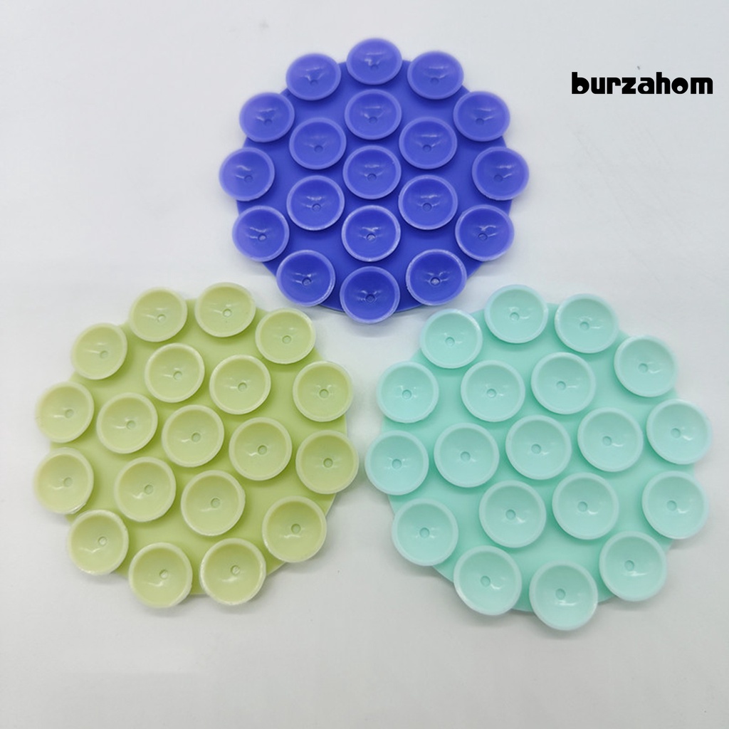 [BU] Giá Đỡ Điện Thoại Silicon Một Mặt Có Giác Hút Mạnh Chống Rơi Vỡ 19 Hạt Có Giác Hút Chắc Chắn Dành Cho Xe