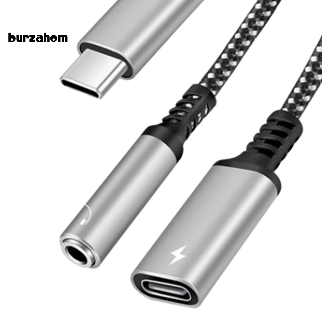 Cáp Chuyển Đổi Âm Thanh Type-C Sang 3.5mm / Type-C 2 Trong 1 Cho Điện Thoại