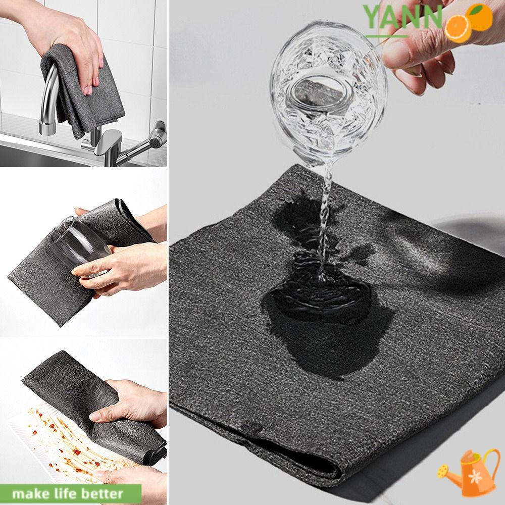 1 Khăn Lau Chén Dĩa Chất Liệu Dày Dặn Không Để Lại Dấu Vết