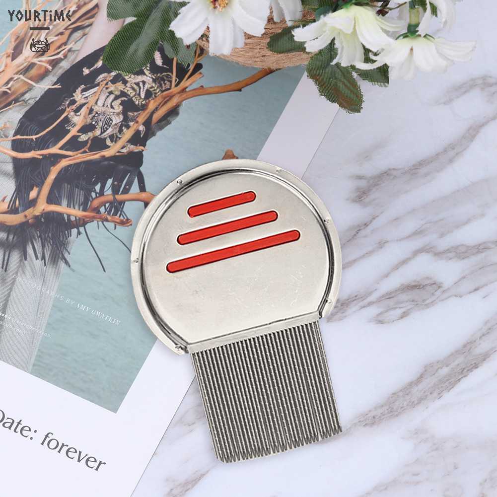 Lược Chải Tóc Mật Độ Cao Bằng Thép Không Gỉ Tiện Dụng