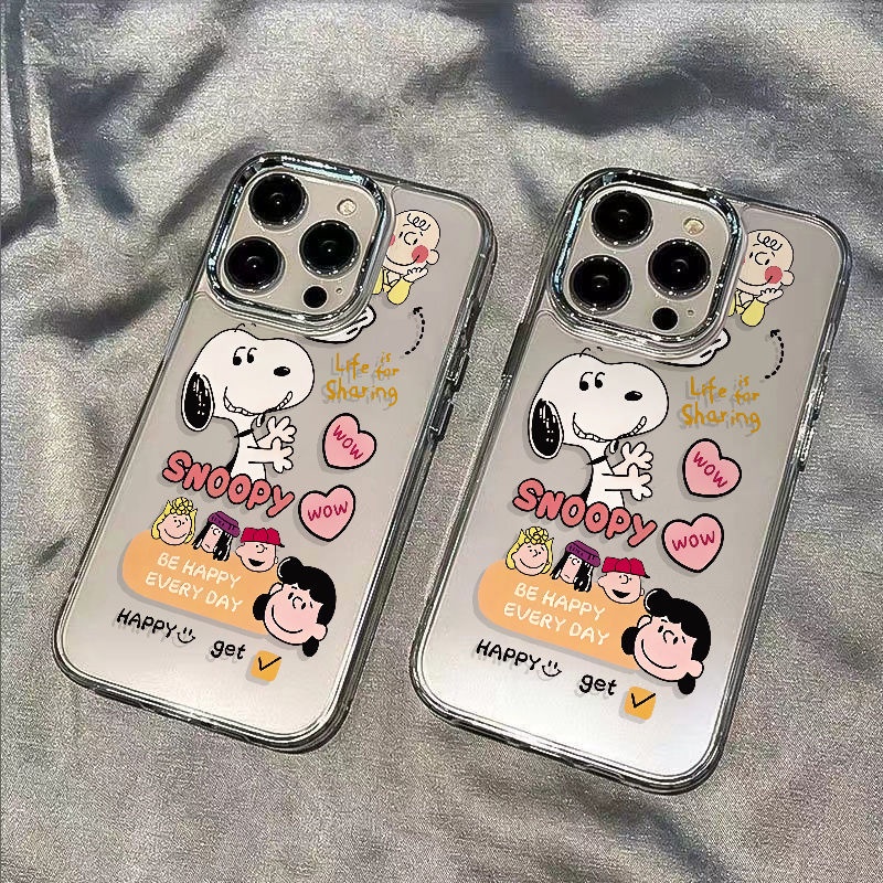 ✅Ốp Điện Thoại Mềm Chống Sốc In Hình Snoopy Cho Iphone 12 / 13 1114 Pro 7 8 Max Plus R3WJ