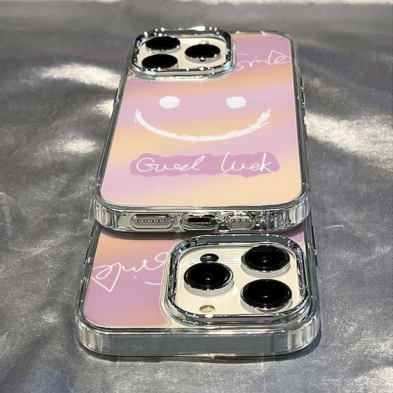 ✅Ốp Điện Thoại Mềm Chống Sốc Họa Tiết Mặt Cười Đơn Giản Cho Iphone 8plus14pro 713Iphone12In 11max M9PB