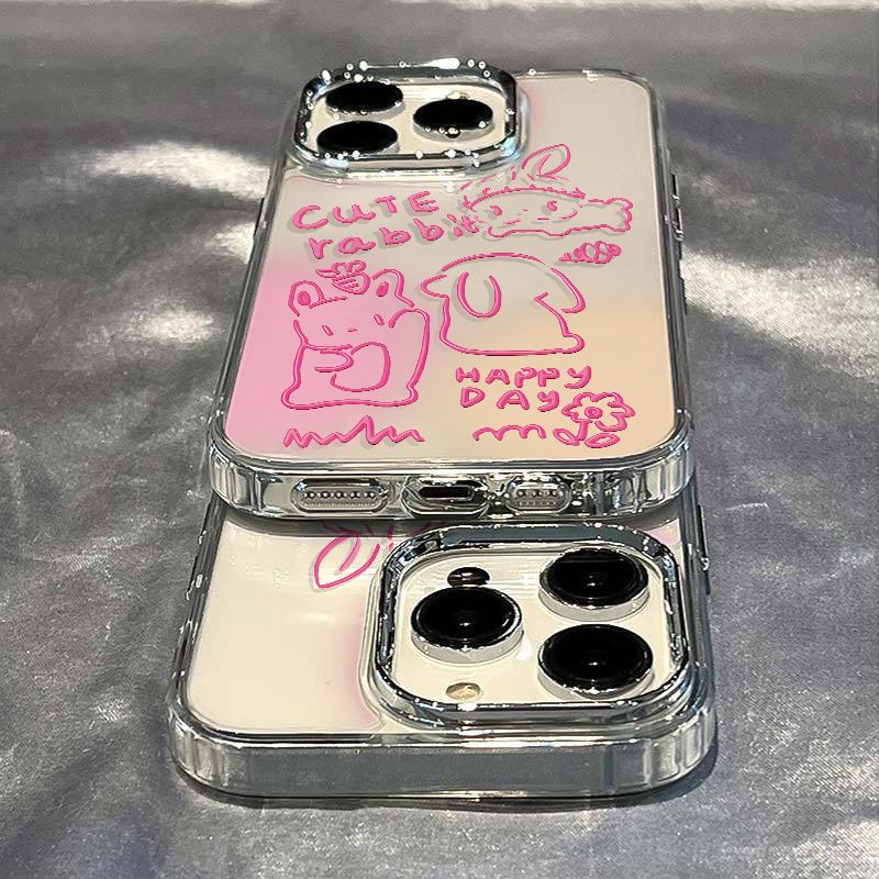 ✅Ốp Điện Thoại Dẻo Họa Tiết Chú Thỏ Nhảy Múa Dễ Thương Chống Sốc Cho iPhone12plus TA3Z max7811 13 14pro